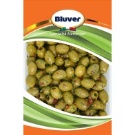 Grüne Oliven, entsteint