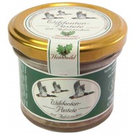 Entenpastete mit Apfelstücken